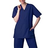 Unisex Adar Scrubs Set - Burgundy
