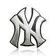 MLB New York Yankees Chrome Metal Car Emblem