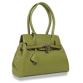 Hermes Inspired Olive Birkin Tote