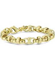 1AR by UnoAerre 18KT Gold Plated Cross Link Bracelet