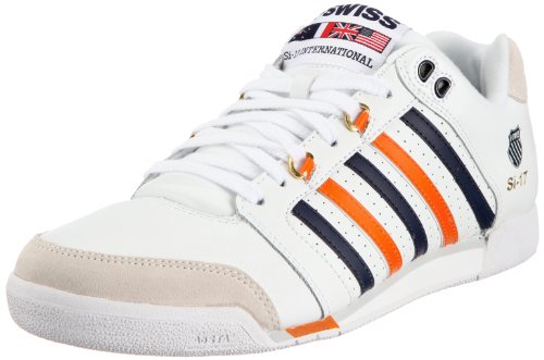 KSWISS Men's Si-17 White/Navy/Orange Fashion Trainer 02823-186-M 10 UK