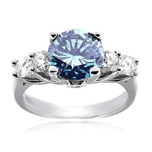 2.25 Blue Diamond Engagment Ring 2.25 Blue Diamond Engagment Ring