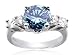2.25 Blue Diamond Engagment Ring