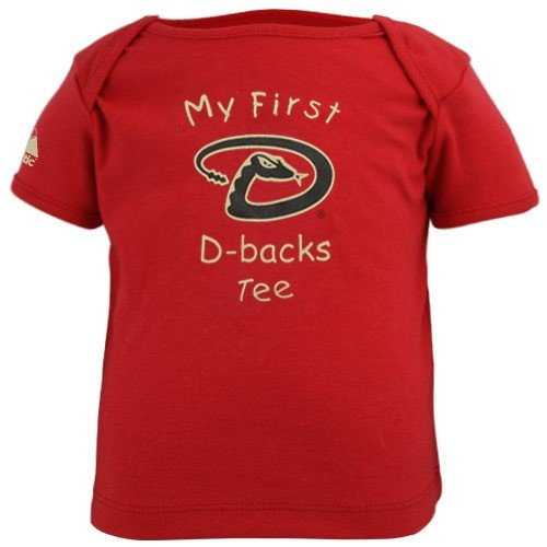 MLB Unisex Infant/Toddler Arizona Diamondbacks My First Tee (Red, 6-9 Months)