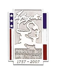 Sterling Silver Marquise De Lafayette PIN