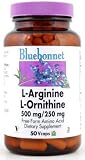 Bluebonnet - L-Arginine/L-Ornithine 500mg/250mg - 50 Capsule