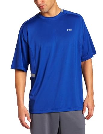 Fila Mens Short Sleeve Reflective Print Design Top by Fila