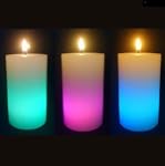 3 Bougies Cire led cylindre, livraiso...