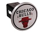 TM Machine 70208 Chicago Bulls Billet Aluminum Hitch Cover 2