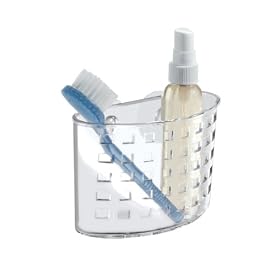 BlissHome, Interdesign, Suction Bath Organiser, Clear