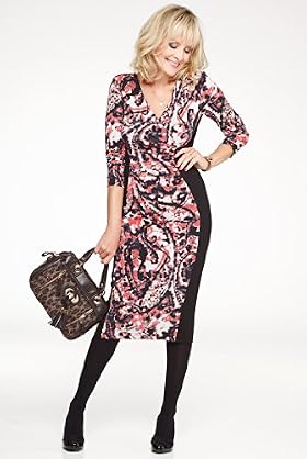 Twiggy for M & S Woman Blurred Panel Dress