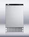 5.5 cu.ft. Capacity Compact Outdoor Refrigerator Automatic Defrost Recessed LED Lighting Digital Thermostat: Stainless Steel Right Hinge