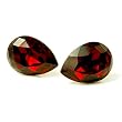 Red Swarovski Teardrop Stud Earrings Fashion Jewelry