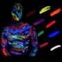 8 x UV-Bodypaint K�rpermalfarbe Schwarzlicht UV Schminke Bodypainting Neon