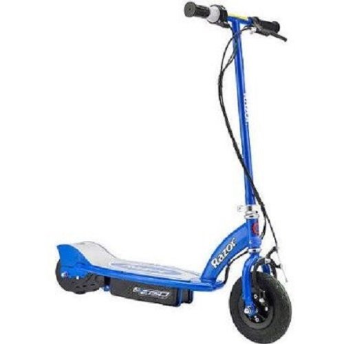 Razor E150 24-Volt Electric Kick Scooter with Battery and Charger (Blue)
