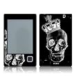 Skull King Black Protector Skin Decal Sticker for Bookeen Cybook Gen3 Reader