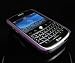 PURPLE Back Cover Rubber Coating Hard Faceplate for BlackBerry Bold 9000 w/ FREE Screen Protector
