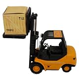 XStunt Mini Radio Controlled Forklift 1/32 Scale with Moving Forks, Crate, Pallet & Cones