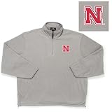 Nebraska Cornhuskers NCAA Glacier Fleece Pullover Sweatshirt (Heather)
