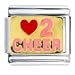Pugster Golden Italian Charm Love 2 Cheer