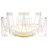 Six Deck Revolving Canasta Tray