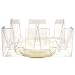 Six Deck Revolving Canasta Tray