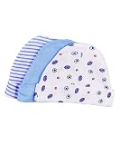 Luvable Friends 3 Boys Caps   blue, new born