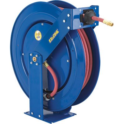 Coxreels Truck Series Hose Reel with EZ-Coil - 8 3/4in. x 21 13/16in. x 19 5/8in., 3/8in. x 50ft. Hose, Model# EZ-TSH-350