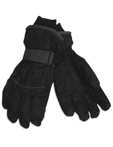 Winter Warm-Up - Boys Ski Glove, Black, Charcoal