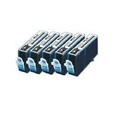 TeckNet 5-pack BCI-6bk Black Compatible Canon Compatible Ink Cartridges for Compatible Canon BJC-8200 i860 i900D i9100 i950 i960 i9900 S800 S820 S820D S830D S900 S9000 PIXMA iP4000 iP5000 iP6000D iP8500 MP750 MP760 MP780 bci6