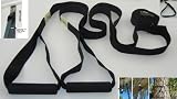 WOSS Gear Suspension Trainer, with 1 1/2in Black special Fine Finished Edge Webbing, Made in USA