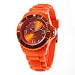 DeTomaso Trend Unisex-Armbanduhr Colorato 44 mm L Orange Analog Silikon DT2012-H
