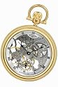 ROSE GOLD POCKET WATCH SKELETON MOVEMENT