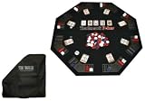 Trademark Poker Texas Traveller Table Top and 300 Chip Travel Set