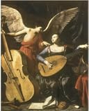 St. Cecilia and the Angel Art Poster Print by Carlo Saraceni, 11x14