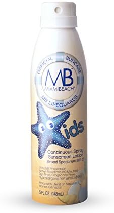 Miami Beach - Kid's Broad Spectrum Sunscreen Spray - SPF 50