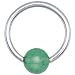 14 Gauge Jade Natural Stone BCR - 1/2"