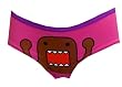 Happy Domo the Japanese Creature Pink Panties for women