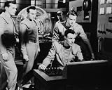 Forbidden Planet 12x16 Matte B&W Photo (Leslie Nielsen Richard Anderson) Image