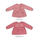 【SiShuNon/シシュノン】ガーリーリボンカーデガーリー リボン カーディガン 80 5 ピンク