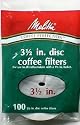 Melitta U S A Inc 628354 White Disc Coffee Filter
