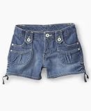 Greendog Girls Side-Cinch Denim Shorts