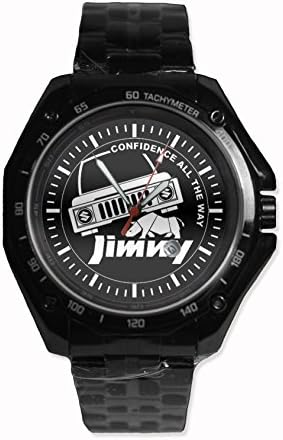 Suzuki Jeep Jimny Sport Watch Stainless Steel Black Alloy