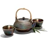 Hobnail Luster Ceramic Tea for Two Set