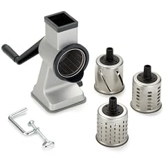 Zyliss E11368 Aluminium Trommelreibe Set mit 4 Trommeln