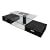 Icon Cube - Designer Glass Stand For LCD or Plasma TV for up to 50KG or 42"