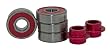 Titen Red X Swiss Bearings 4-Pack