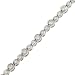 Ladies 54 Stone Bezel Set Round Diamond Tennis title=