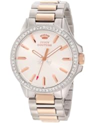 Juicy Couture Womens 1901024 Jetsetter Rose Gold Two Tone Bracelet Watch