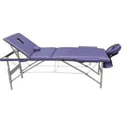 ALUMINIUM 3 ZONEN MOBILE MASSAGELIEGE MASSAGETISCH WOW